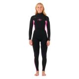 Rip Curl Dawn Patrol 3/2 Mm Gb Neoprenanzug mit langem Arm und Reißverschluss am Brustkorb für Damen