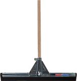 Talen Tools racloir de sol/douche - pour eau - métal/caoutchouc résistant 45 cm - manche en bois épais 140 cm