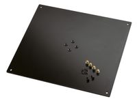 König & Meyer 26792 pied acier noir 420 x 380 mm