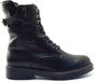 AQA Shoes Velvet black boet A8806 A36 ZWART
