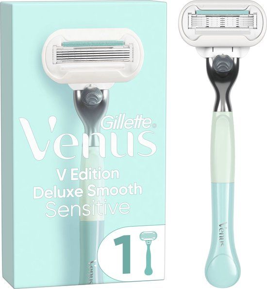 Gillette Venus V Edition Deluxe Smooth Scheersysteem - 1 Handvat + 1 Navulmesje - 5 Scheerbladen - Voor Vrouwen