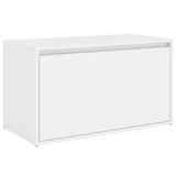 VidaXL Banc de jardin 80x40x45 cm bois traité blanc