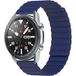 Strap-it Samsung Bracelet silicone magnétique Samsung Galaxy Watch 3 45mm (bleu)