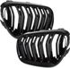 M MODECAR Modecar - BMW 3 Serie Grille - Zwart - Glanzend - Dubbele Spijlen