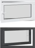 vidaXL Kelderraam RISOR Wit 100 x 60 cm