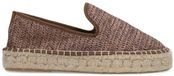 Sacha Dames Bruine Raffia Espadrilles Maat 42