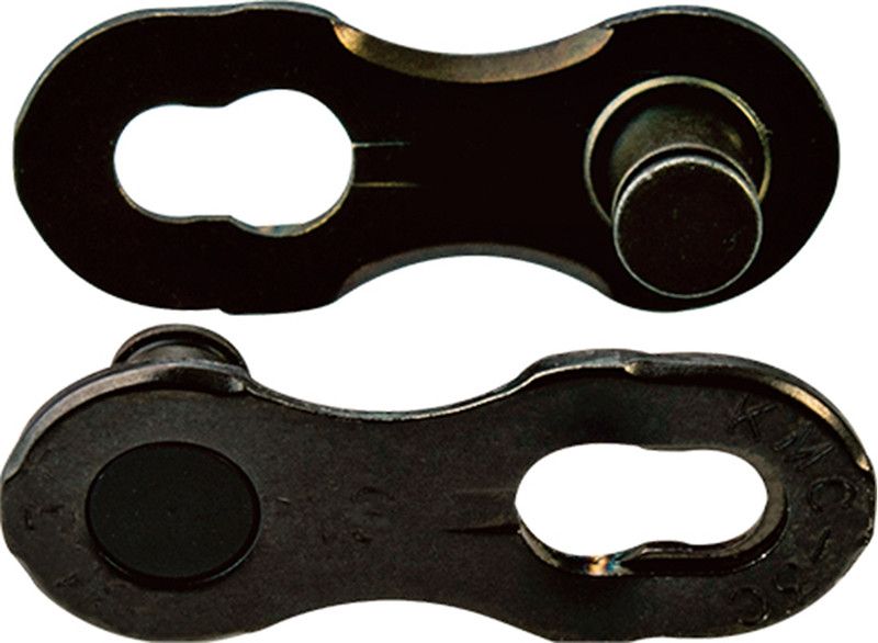 KMC 12NR DLC fietsketting 2-delige set 12-speed zwart