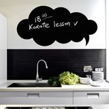 Ambiance Sticker Schoolbordsticker - uitwisbare zelfklevende muurstickers - BULLE2 - 95x190cm