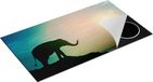 Chefcare Inductie Beschermer Olifant op een Rots aan de Zee bij Zonsondergang - 95x55 cm - Inductie Mat
