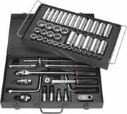 Facom set van korte en lange 12-kantdoppen en schroevendraaierdoppen 8-32mm