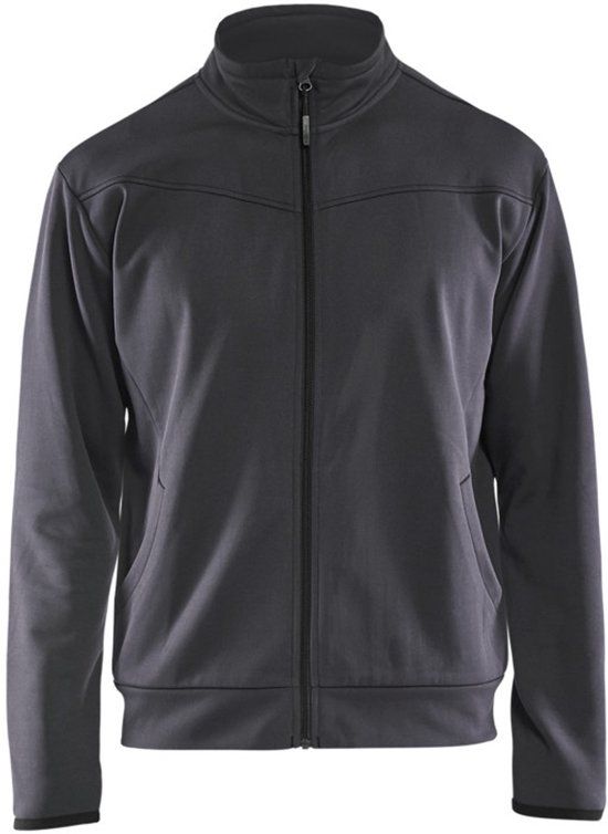 Blåkläder Service sweatshirt met rits 3362-2526 - Medium Grijs/Zwart - XS