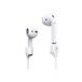 KeyBudz AirStrapz voor AirPods, AirPods Pro en EarPods - 55cm, 2 stuks, Wit