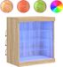 vidaXL Dressoir met LED-verlichting, Sonoma eiken, 60,5x37x67 cm