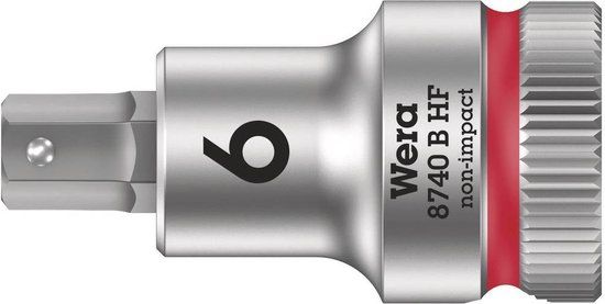 Wera 8740 B HF 05003035001 Dopsleutelinzetstuk 6 mm 3/8