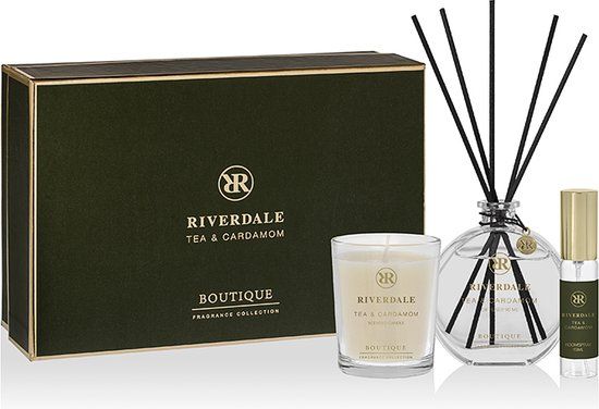 Riverdale Geschenkset Tea & Cardamom Medium Groen