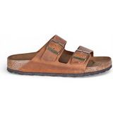 Birkenstock Arizona Natural Leather Oiled Narrow Fit Cognac