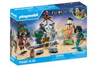 PLAYMOBIL Pirates Schatzoeken - 71420 | Action/Adventure Speelgoedset voor Kinderen vanaf 4 Jaar - 55 Stuks