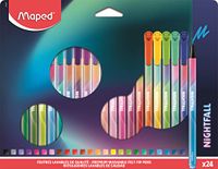 Maped NIGHTFALL PREMIUM viltstiften penpunt 2,5 mm - in kartonnen ophangdoosje x 24