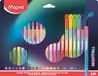 Maped NIGHTFALL PREMIUM viltstiften penpunt 2,5 mm - in kartonnen ophangdoosje x 24