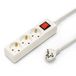 Schuko stekkerdoos standaard 3x16A, met schakelaar, 1,5m lange kabel, H05VV-F3G1.0MM2, CE