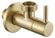 Rea Robinet d'arrêt d'angle 1/2" X 3/4" Or brossé
