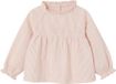 Vertbaudet Babyblouse met lange mouwen, gestreept, poederroze, maat 68