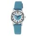 Lucardi Kinder Little Miss Lovely horloge met witte PU leren band - Horloge - PU leer - Wit - 25 mm