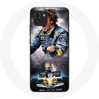 Maniacase Etui voor Samsung Galaxy A03 Formule 1 Fernando Alonso F1 Driver