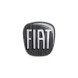 Fiat 14186E 3D-sticker vervangend logo zwart voor grote punt achter