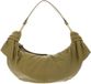 Coccinelle Leren handtas schoudertas Furoshiki Handbag puffy Smooth Leather Seagrass kaki