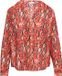 s.Oliver Blouse V-hals lange mouw regular fit viscose dierenprint lichtoranje