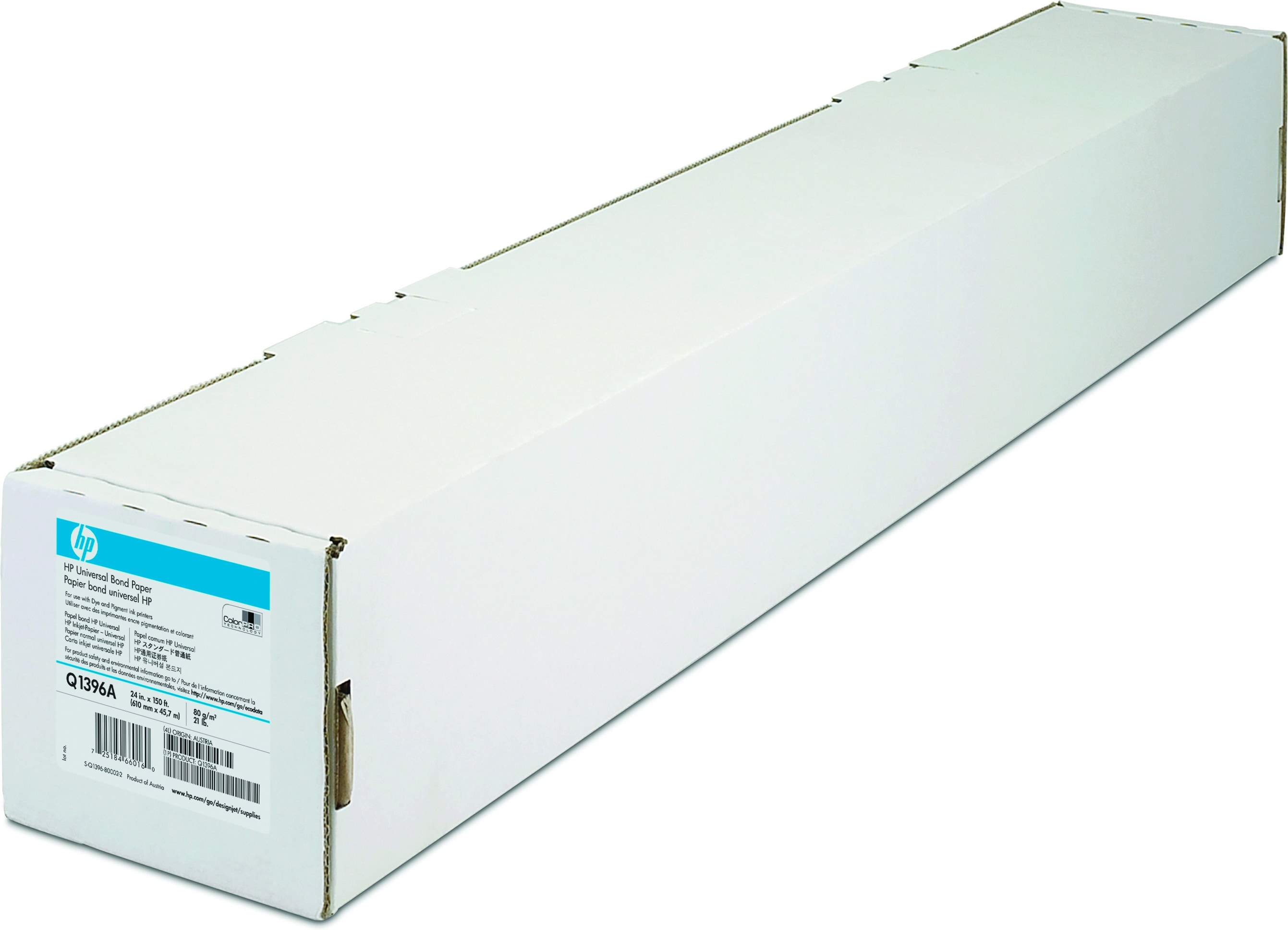 HP Universal Bond Paper-610 mm x 45.7 m (24 in x 150 ft)