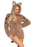 Knuffelige Leg Avenue Mystery Pup Dames Kostuum Blauw XS