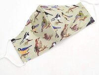 Mondkapje Vogel | Wasbaar en Herbruikbaar Mondmasker | Dierenprint | Katoen