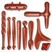 Set de 10 appareils de massage à point de déclenchement en bois