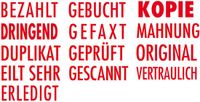 COLOP Stempelerzeugung Skopek Tekstzegeldrukker 'Afgehandeld', met tekstplaat.