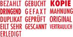 COLOP Stempelerzeugung Skopek Tekstzegeldrukker 'Afgehandeld', met tekstplaat.
