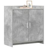 vidaXL Dressoir Betongrijs 72 x 36 x 80 cm Bewerkt hout
