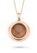 Orphelia ZH-7197/BR - Ketting met hanger rond verguld - 925 zilver - zirkonia - 45 cm