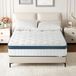 Matelas 120 x 200 cm, 7 zones, hauteur 30 cm, H3, matelas à ressorts ensachés avec certification, matelas avec noyau à ressorts et mousse à mémoire de gel