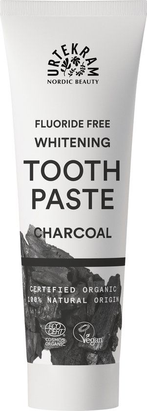 Urtekram Charcoal Tandpasta Actieve Kool