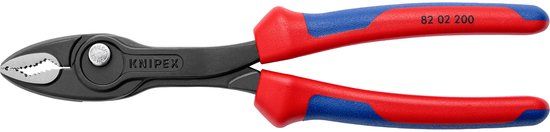 Knipex TwinGrip Voorgrijptang 82 02 200 - Combinatietang - Rood/Blauw