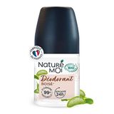 Naturé Moi Deodorant Roll-on 24h voor mannen met biologische aloë vera en magnesium - Houtachtige geur - 50 ml