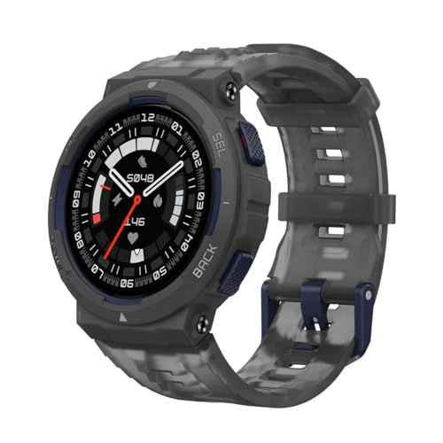 Amazfit Active Edge Smartwatch - 1.32" TFT Display, GPS, Black