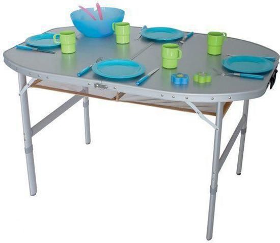 EuroTrail Chartres Campingtafel - 120 x 80 - Grijs