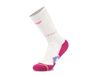 vitalit LI-NING Chaussettes mi-longues de basket-ball résistantes, confortables et respirantes blanc/rose vif/vert prairie fluo XL