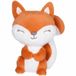 Gipsy Toys Knuffel Vos Oranje/Wit Pluche 25 cm