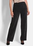 Goldner Stoffen broek Glanzende, wijde jerseybroek VERA