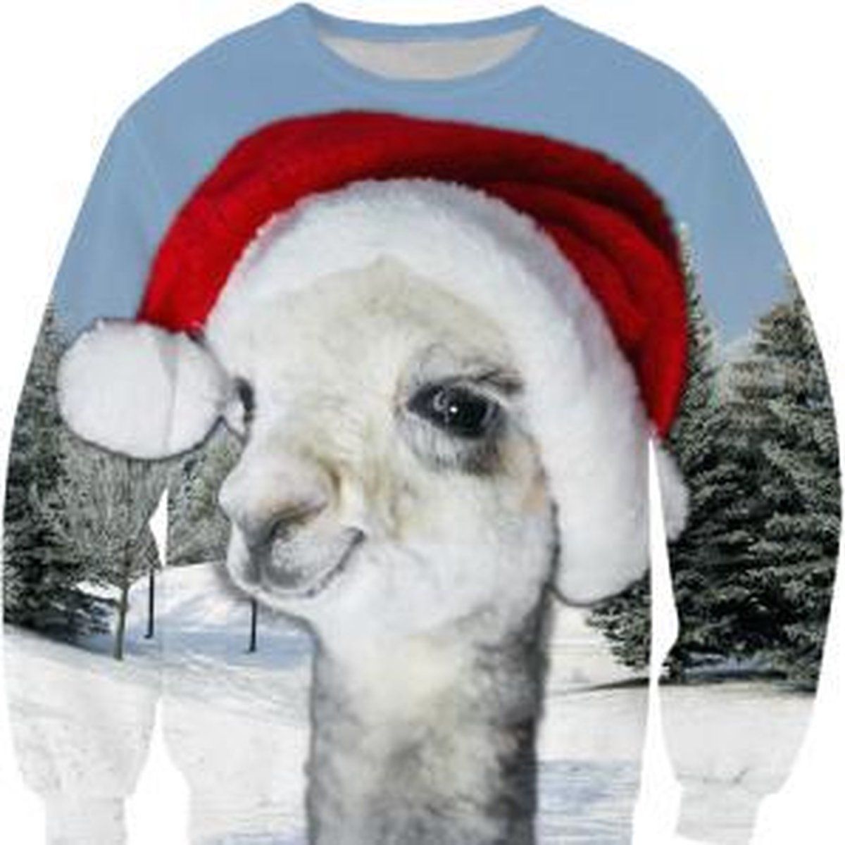 Superfout Lama kersttrui Maat S - Multicolor - EAN: 7106626598686