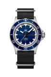 Glycine Combat Sub 42 GL0528 Heren Polshorloge Blauw/Zwart